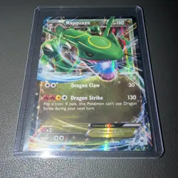 Pokemon Rayquaza EX TCG Card Roaring Skies Ultra Rare 60/108 MP Holo 2015 TCG - Image 1