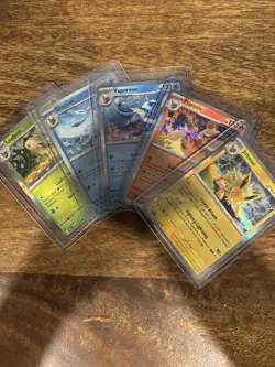 Nintendo Pokemon TCG Eevee Evolutions Mixed Card Lot 5x English Regular - Image 1