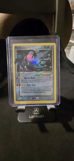 Rayquaza Gold Star Version Pokemon Card TCG 2005 EX - Image 1