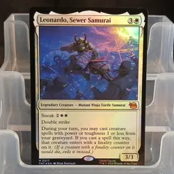 Wizards of the Coast MTG Leonardo, Sewer Samurai White Legendary Foil 0017 - Image 1
