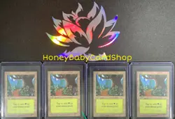 MTG Limited Edition Alpha 1993 Forest (B) x 4 (NMx2, LPx2) Playset LEA 93/94 - Image 1