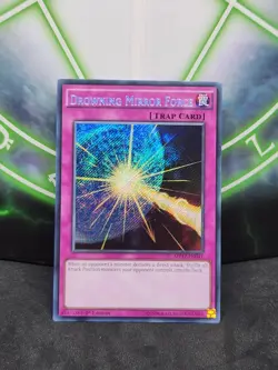 Yugioh Drowning Mirror Force MP17-EN041 Secret Rare 1st Edition NM - Image 1
