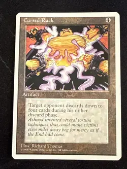 1x Cursed Rack Core Set Fourth Edition LP MTG Magic the Gathering x1 MKE - Image 1