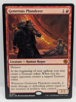 Generous Plunderer Outlaws of Thunder Junction: the Big Score Regular NM - Image 1