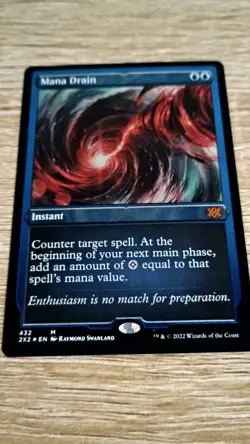 Mana Drain (Foil Etched) Double Masters 2022 Foil #432 Near Mint FREE SHIPPING - Image 1
