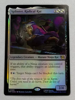 Splinter, Radical Rat Teenage Mutant Ninja Turtles Foil - Image 1