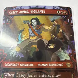 Casey Jones, Vigilante (Showcase) Foil Teenage Mutant Ninja Turtles 235 NM MTG - Image 1