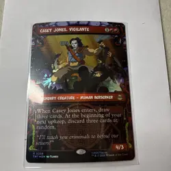 Casey Jones, Vigilante (Showcase) Foil Teenage Mutant Ninja Turtles 235 NM MTG - Image 2