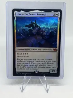 Leonardo, Sewer Samurai Foil Teenage Mutant Ninja Turtles (TMT) MTG - Image 1