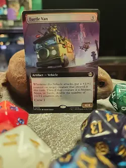 MTG Turtle Van - Extended foil art - Teenage Mutant Ninja Turtles #0278 - Image 1