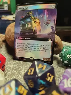 MTG Turtle Van - Extended foil art - Teenage Mutant Ninja Turtles #0278 - Image 2