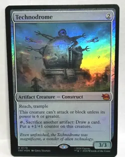 1x MTG Technodrome *FOIL* 179 TMNT Mythic! NM Mint! - Image 1