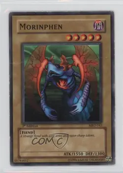 Morinphen 1st Ed. YuGiOh Metal Raiders #MRD-043 2002 READ - Image 1