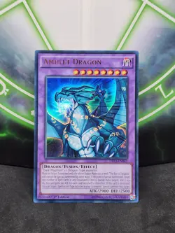 Yugioh Amulet Dragon DRL3-EN043 Ultra Rare 1st Edition NM - Image 1