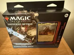 MTG Universes Beyond: Warhammer 40K Commander The Ruinous Powers Deck New in Box - Image 1