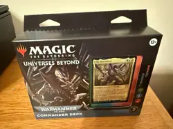 MTG Universes Beyond Warhammer 40K Tyranid Swarm Commander Deck – New Sealed - Image 1