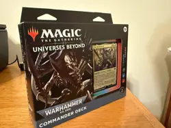 MTG Universes Beyond Warhammer 40K Tyranid Swarm Commander Deck – New Sealed - Image 2