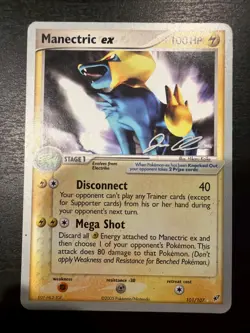 Manectric ex 101/107 World Championships 2006 Pokemon Card MP - Image 1