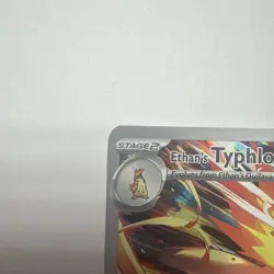 Ethan’s Typhlosion SIR 190/182 SV Destined Rivals Full Art NM Pokemon Card - Image 2