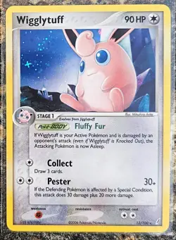 Pokemon 2006 Crystal Guardians Wigglytuff 13 NM - Image 1