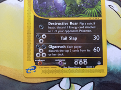 Tyranitar 40/147 Rare Aquapolis Pokemon Card - Image 4