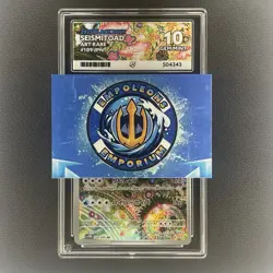 Pokemon Card Seismitoad 109/086 Black Bolt Japanese ACE 10 - Image 3