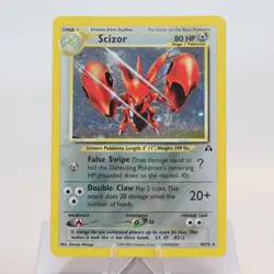 Pokemon TCG - Scizor 10/75 Neo Discovery Holo Rare WOTC - EXC - Image 2
