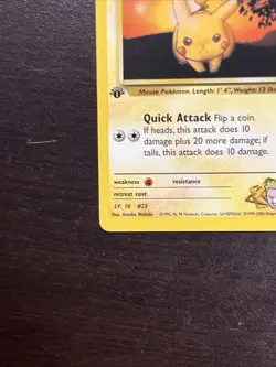 2000 Pokemon Gym Challenge Lt. Surge’s Pikachu 1st Edition 84/132 Free Shipping - Image 3