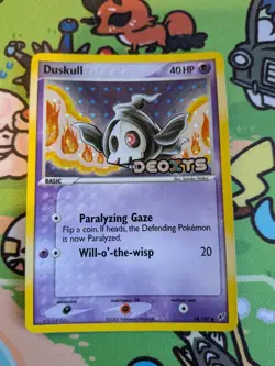 Duskull Reverse Holo 58/107 Stamped ex Deoxys Pokemon NM - Image 1