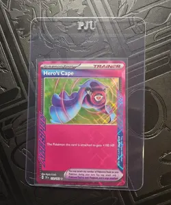 Hero's Cape 152/162 ACE SPEC Rare Temporal Forces Pokemon Near Mint - Image 3