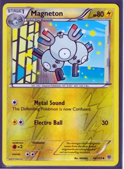 2 POKEMON MAGNETON 44/135 & MAGNEMITE 43/135 -PLASMA STORM REVERSE HOLO NM - Image 2