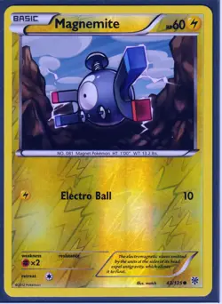 2 POKEMON MAGNETON 44/135 & MAGNEMITE 43/135 -PLASMA STORM REVERSE HOLO NM - Image 3