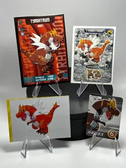 Pokemon Tyrantrum Set of 5 - Tyrantrum #697 Peru/NON-TCG Sticker Set - Image 1