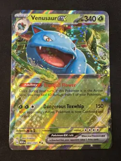 Venusaur ex 003/165 Sv: Scarlet & Violet 151 Holo Pokemon - Image 1
