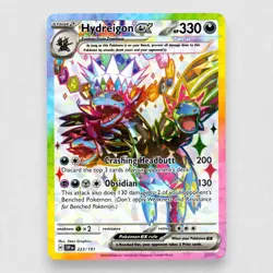 Hydreigon ex 223/191 SV08: Surging Sparks Ultra Rare Pokemon TCG NM - Image 1