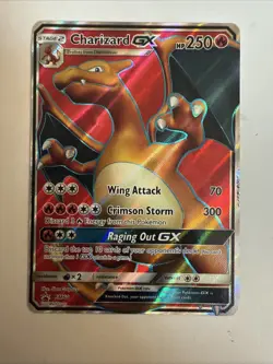 Pokemon Charizard GX SM60 SM Promo Full Art Holo 250 HP Ultra Rare - Image 1