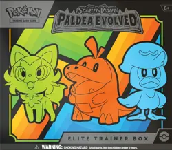 Pokemon Scarlet and Violet SV2 Paldea Evolved Elite Trainer Box 820650853661 - Image 1