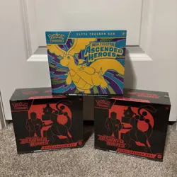 (1) Ascended Heroes ETB & (2) Destined Rivals ETBs Pokemon TCG Elite Trainer Box - Image 1