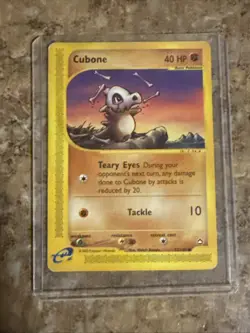 Pokemon TCG Aquapolis CUBONE Regular, Common - 72/147 - Image 1