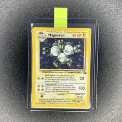 🔥 Magneton 11/62 🔥 Original Holo Rare Fossil Set Pokemon Card WOTC 1999 - Image 1