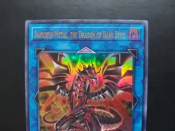Yugioh - Darkness Metal, the Dragon of Dark Steel JUMP-EN087 Ultra Rare - Image 2