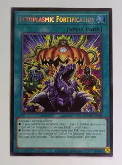 Ectoplasmic Fortification - MZMU-EN008 Secret Rare - 1st Edition NM - Yu-Gi-Oh! - Image 1