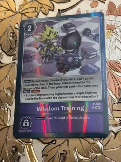Digimon Card Game Wisdom Training (Reprint) Promo Advanced Generation P-108 P - Image 1