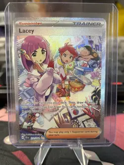Pokemon TCG Lacey 172/142 Stellar Crown Special Illustration Rare Holo Card Nm - Image 1
