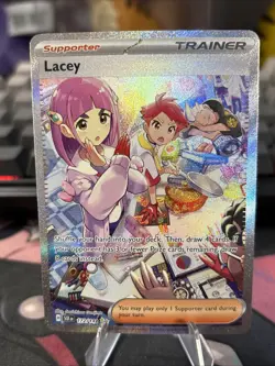 Pokemon TCG Lacey 172/142 Stellar Crown Special Illustration Rare Holo Card Nm - Image 3