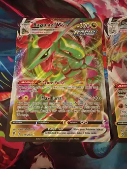 Rayquaza VMAX 111/203 JUMBO CARD Holo VMAX Rare Evolving Skies Pokemon lot - Image 2
