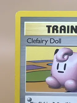 4th Print 1999-2000 Pokemon CLEFAIRY DOLL Card BASE Set 70/102 Rare TCG WOTC Hp - Image 3