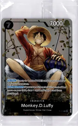 SEALED Monkey.D.Luffy (Tin Pack Set Vol. 2) PR One Piece Promotion Cards P-075 N - Image 1
