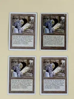 MTG Artifact Lot Library of Leng x4 Vintage Cards - Image 1