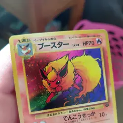 Japanese Flareon No. 136 Jungle Holo Rare - Vintage Pokemon TCG Card Mint Fresh - Image 4